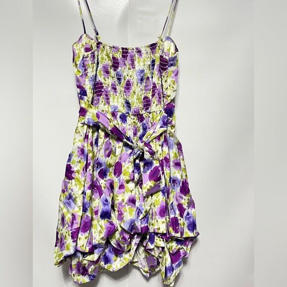 Floral Bubble Dress Junior’s Size 1 spaghetti strap - Picture 8 of 17